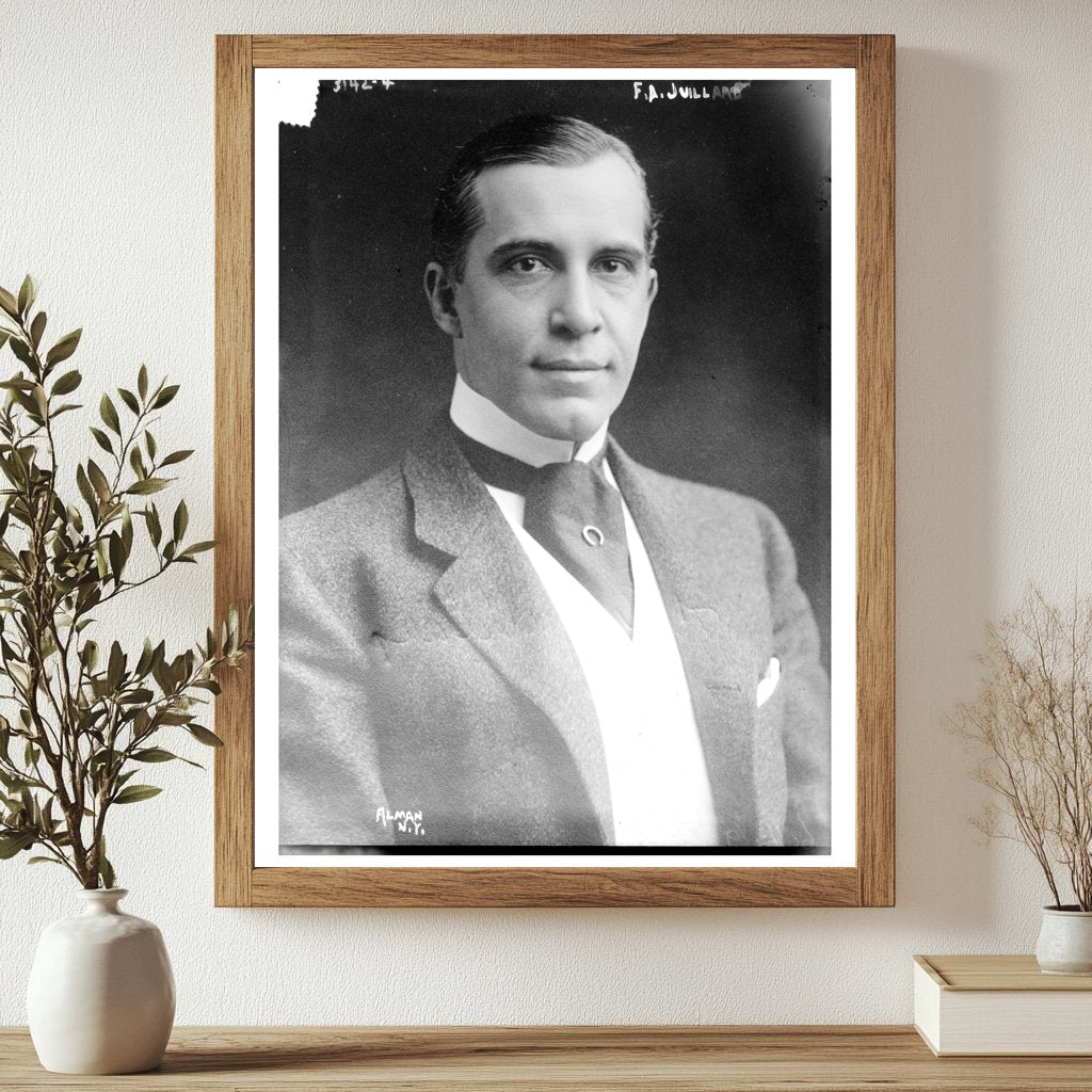 1914 Portrait of Financial Pioneer F.A. Juillard