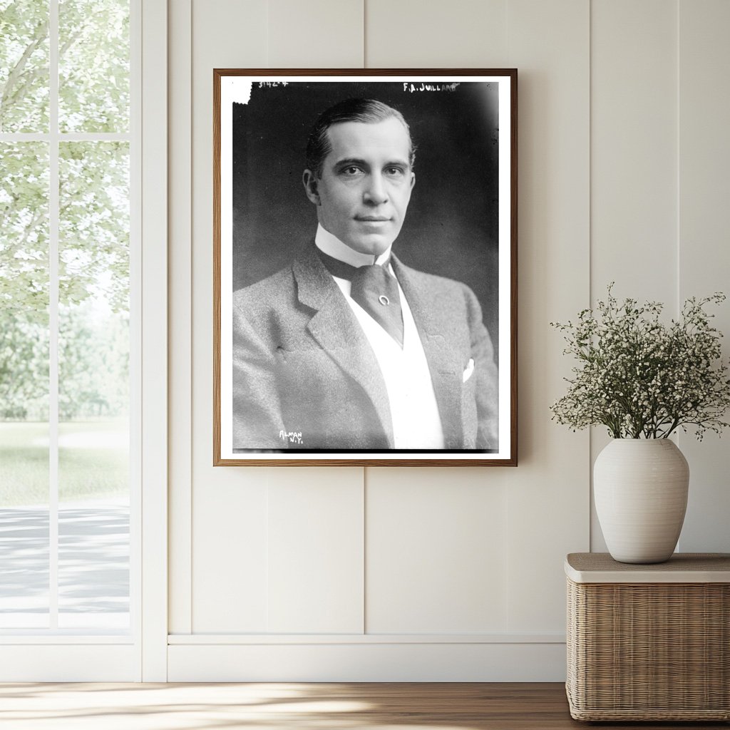 1914 Portrait of Financial Pioneer F.A. Juillard
