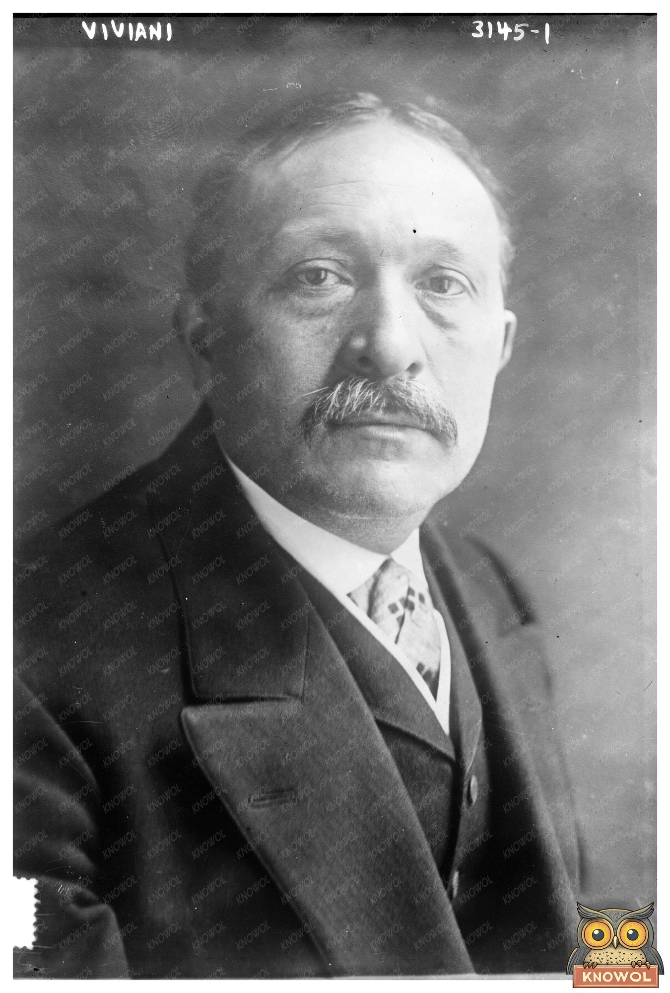 Historic Portrait of Léon Viviani, 1917