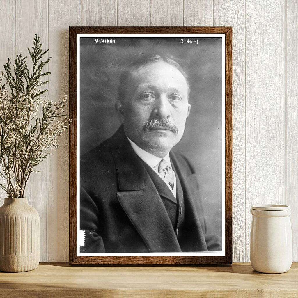 Historic Portrait of Léon Viviani, 1917