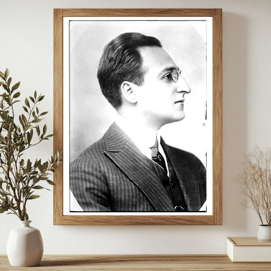 Early 20th Century Poet Untermeyer Portrait