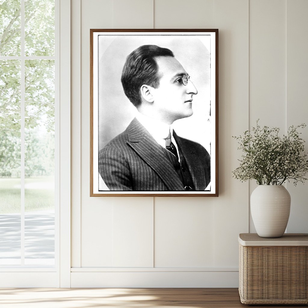 Early 20th Century Poet Untermeyer Portrait