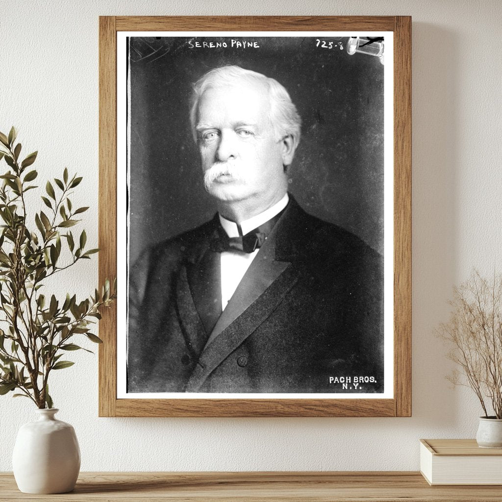 Influential New York Politician in Historical Portrait