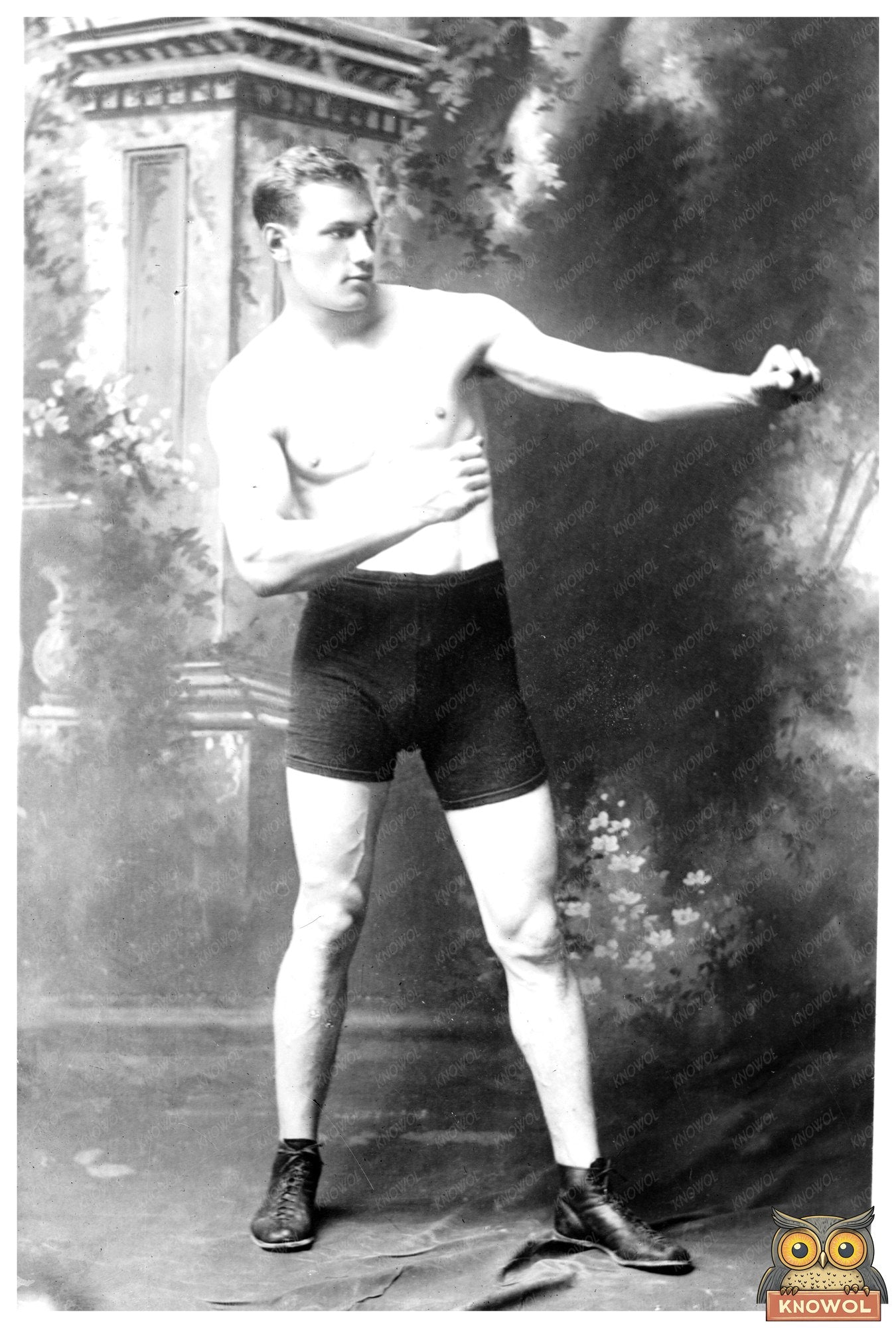 Historic Portrait of Geo. One Round Davis