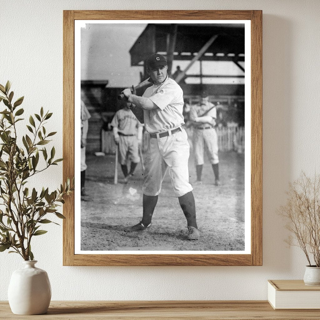 1913 Vintage Baseball Star from Cleveland, AL