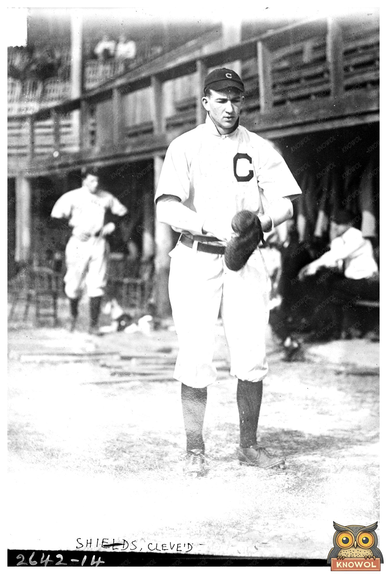 1915 Minor League Baseball: Cleveland AL Action Shot