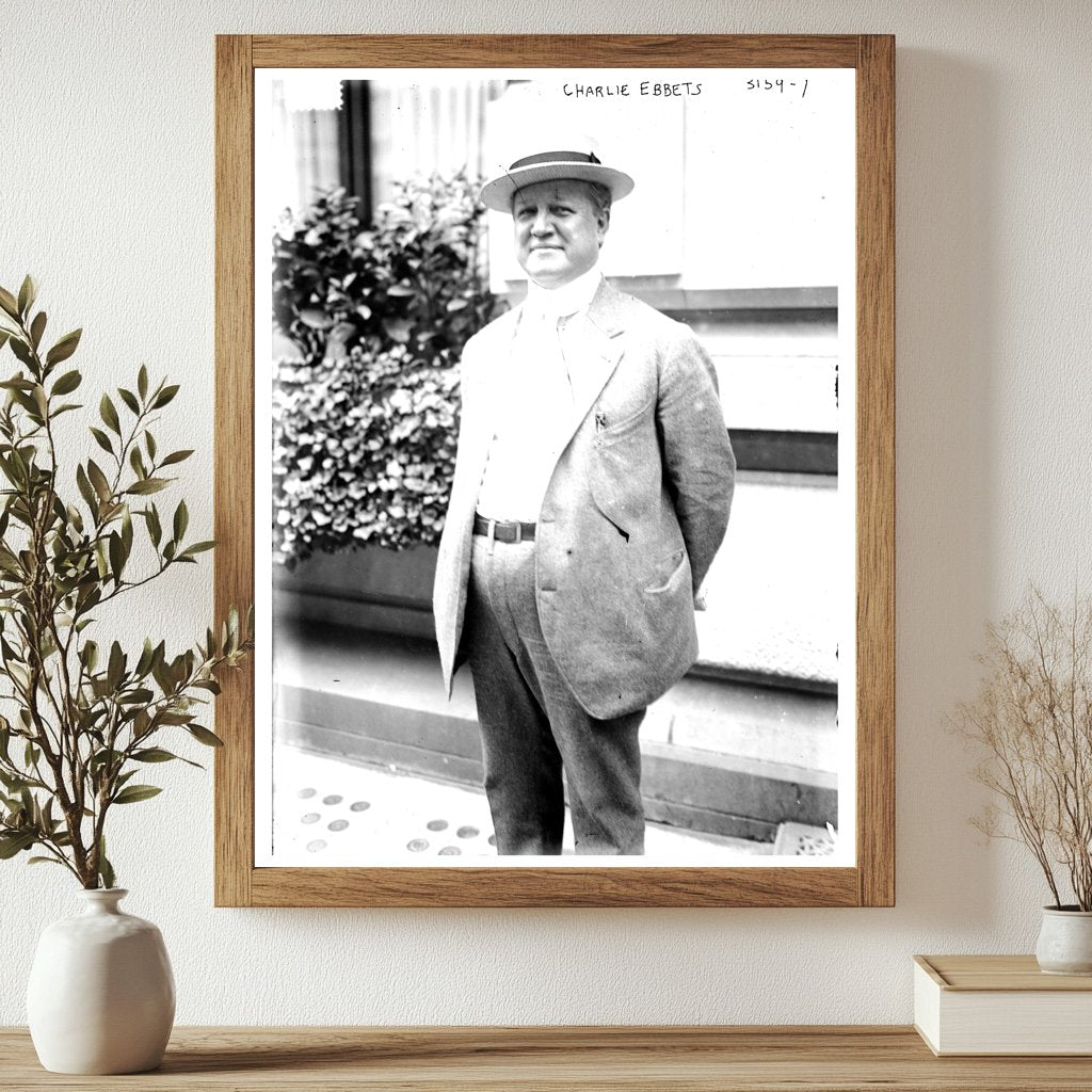 1915 Portrait of Brooklyn Baseball Team Owner