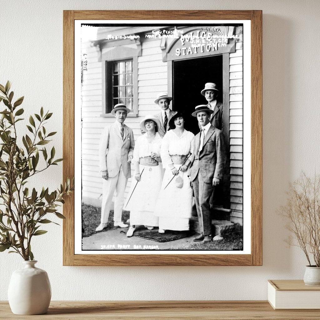 1914 St. Cyr Party: Glimpse of Bar Harbor Elegance