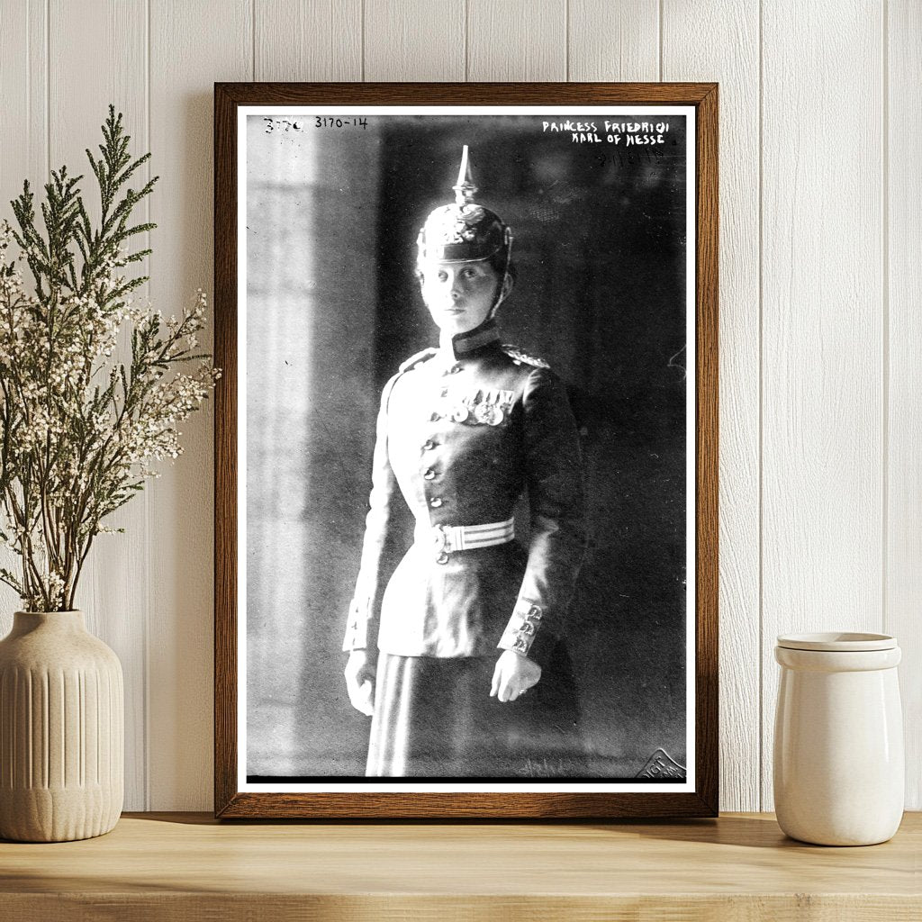 Elegant Portrait of Princess Friedrich Karl, 1910s