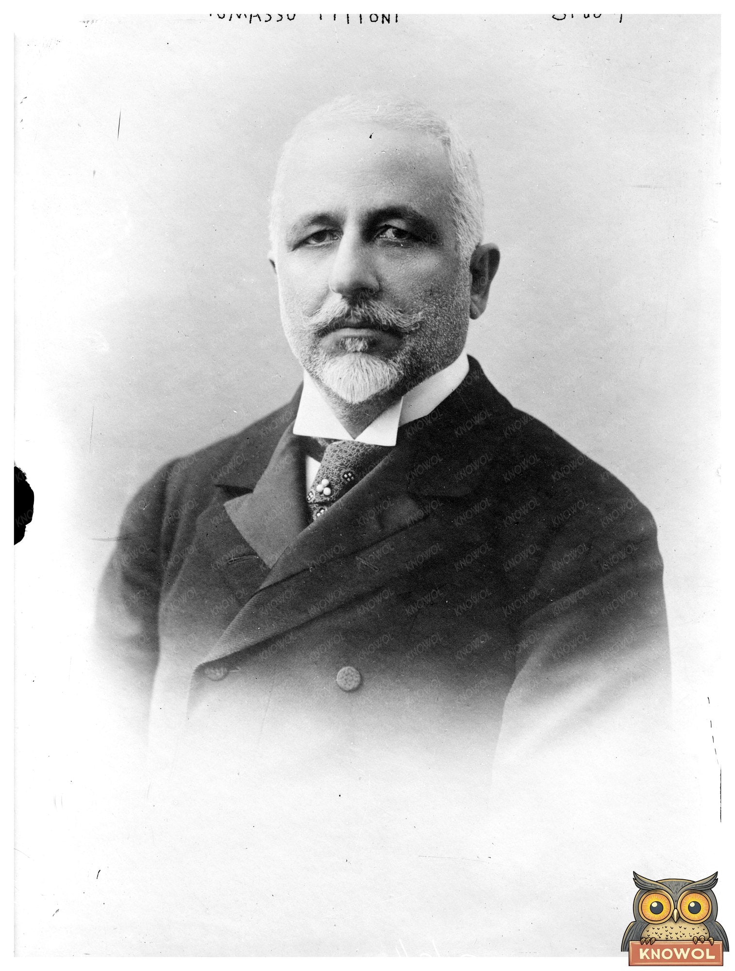 1914 Portrait of Influential Italian Diplomat Tittoni