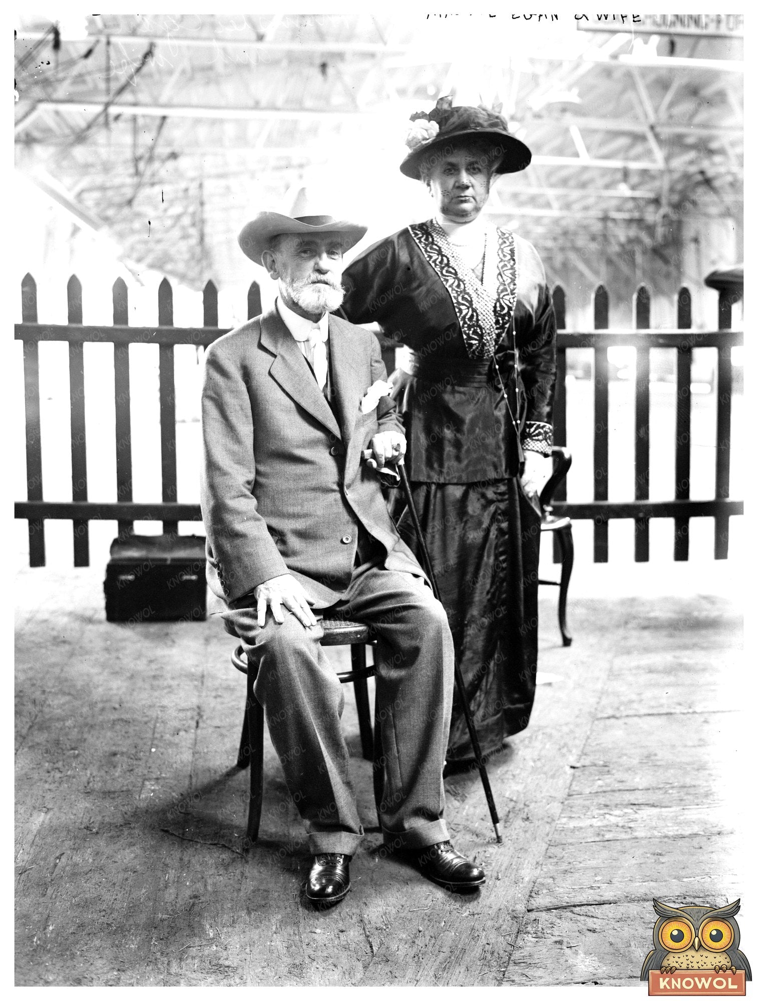 1910s Portrait of an Elegant Couple in Love