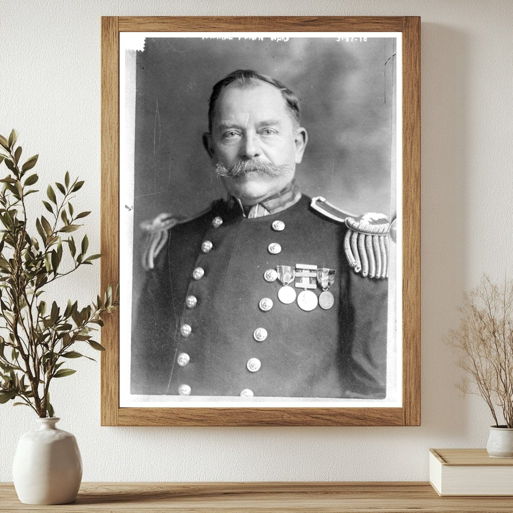 1914 Admiral Aaron Ward: Naval Leadership in Focus