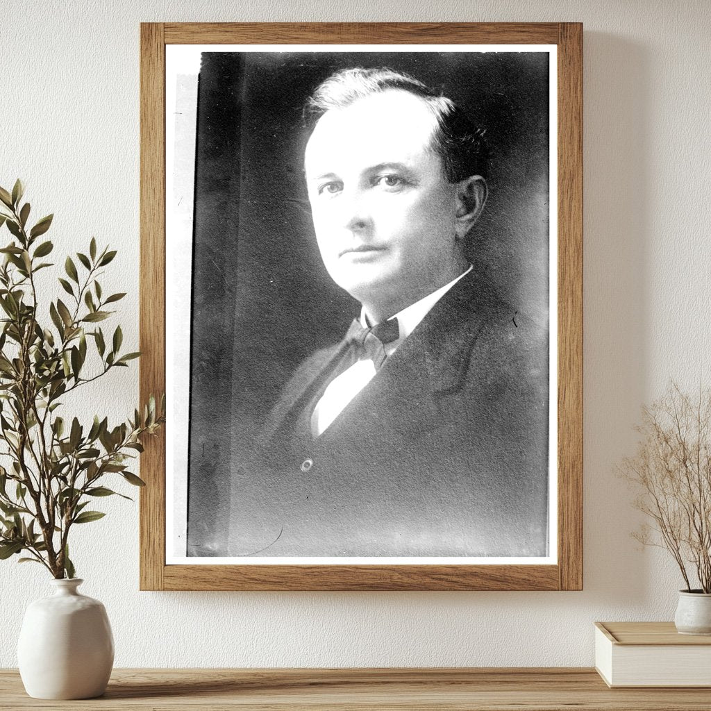 Historic Portrait of a 1914 Political Leader