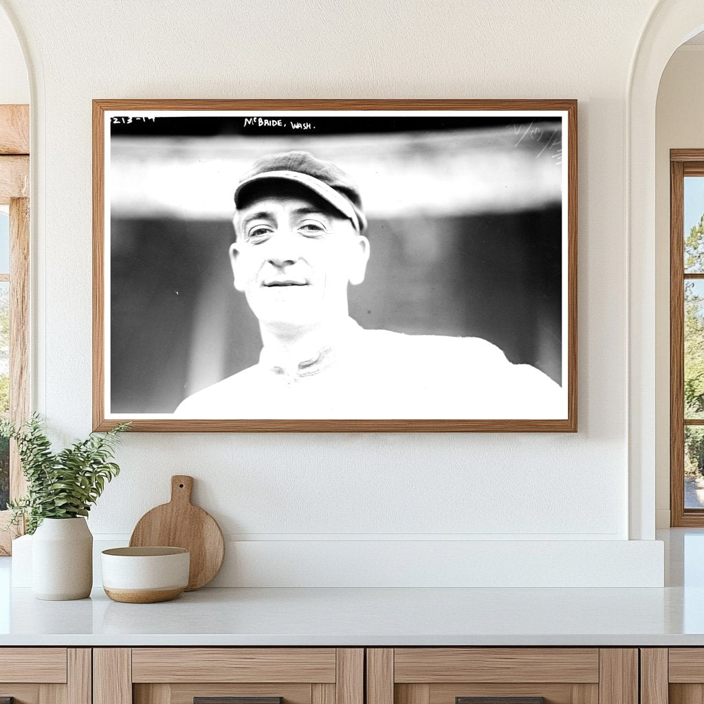 1921 Vintage Baseball Star McBride in Washington, AL