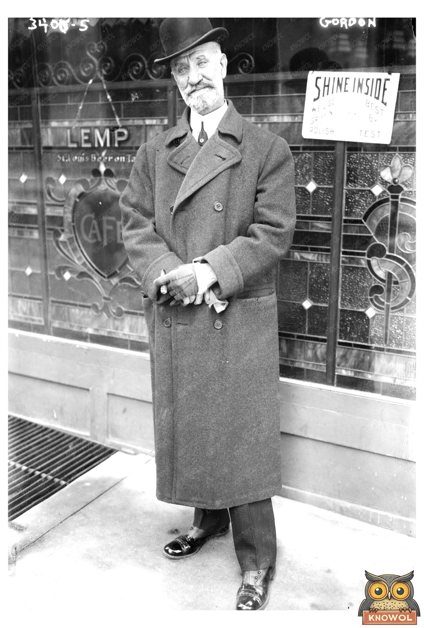 Historic Portrait of Gordon, Circa 1910-1915