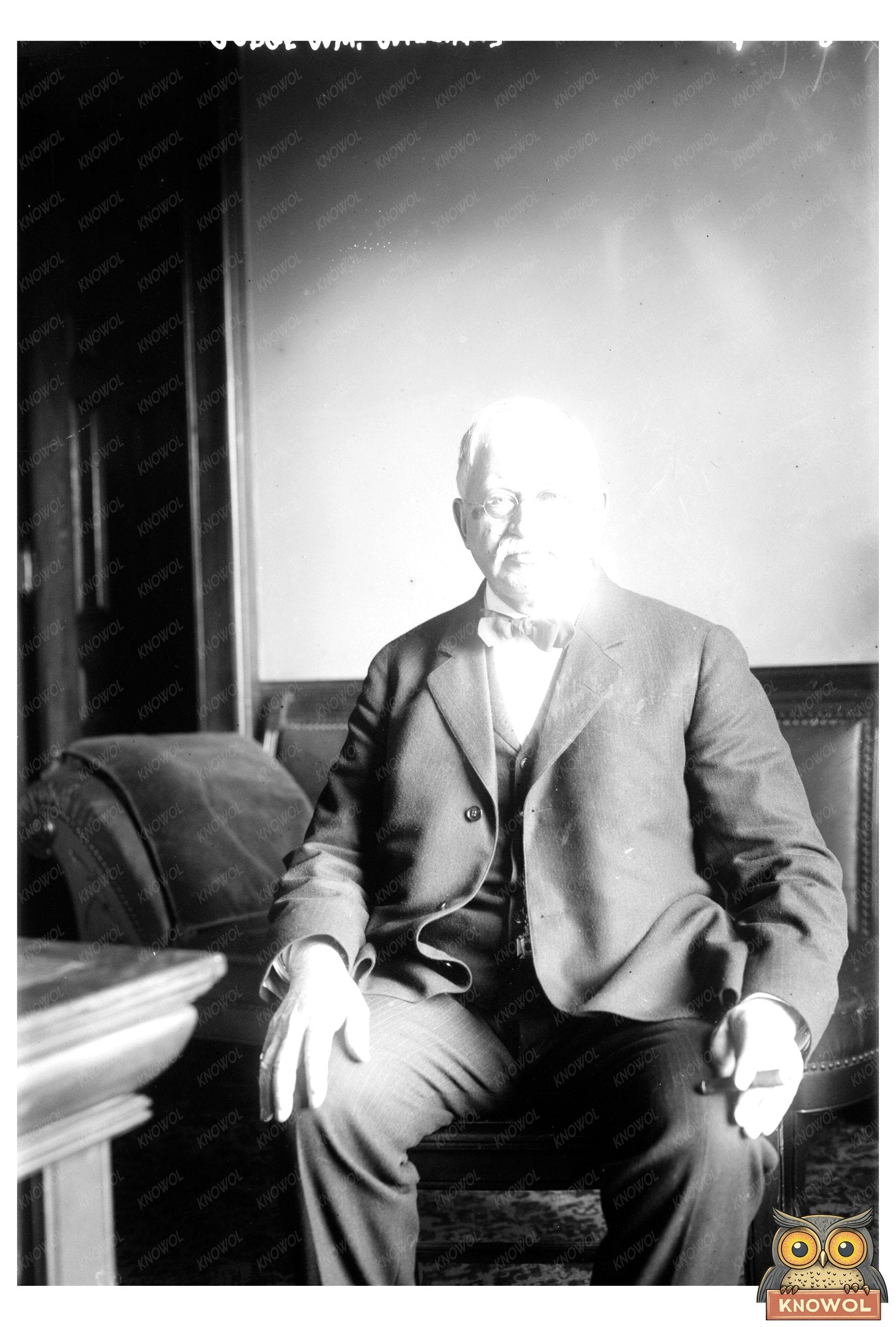 Early 20th Century Judge in Stately Portrait, 1915