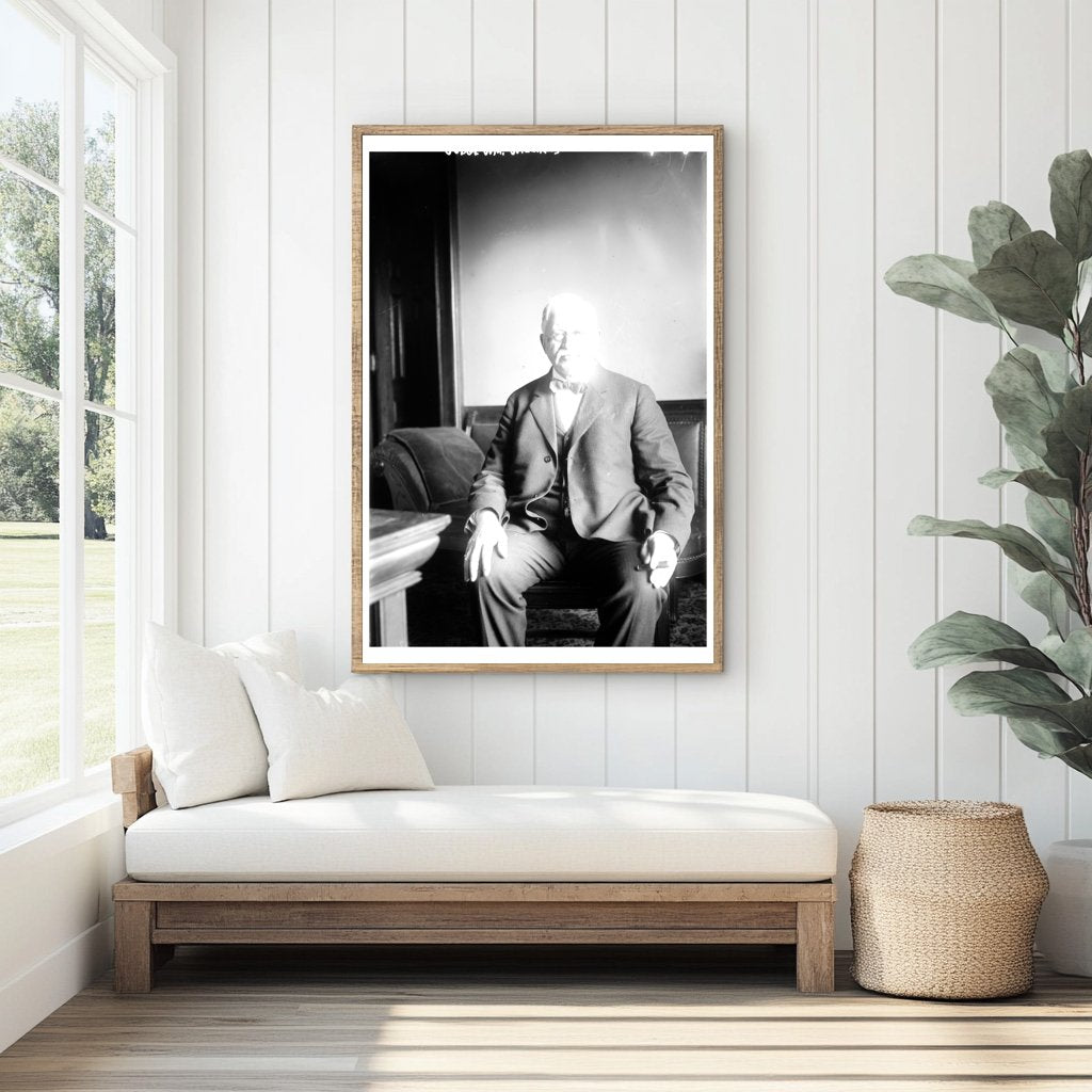 Early 20th Century Judge in Stately Portrait, 1915