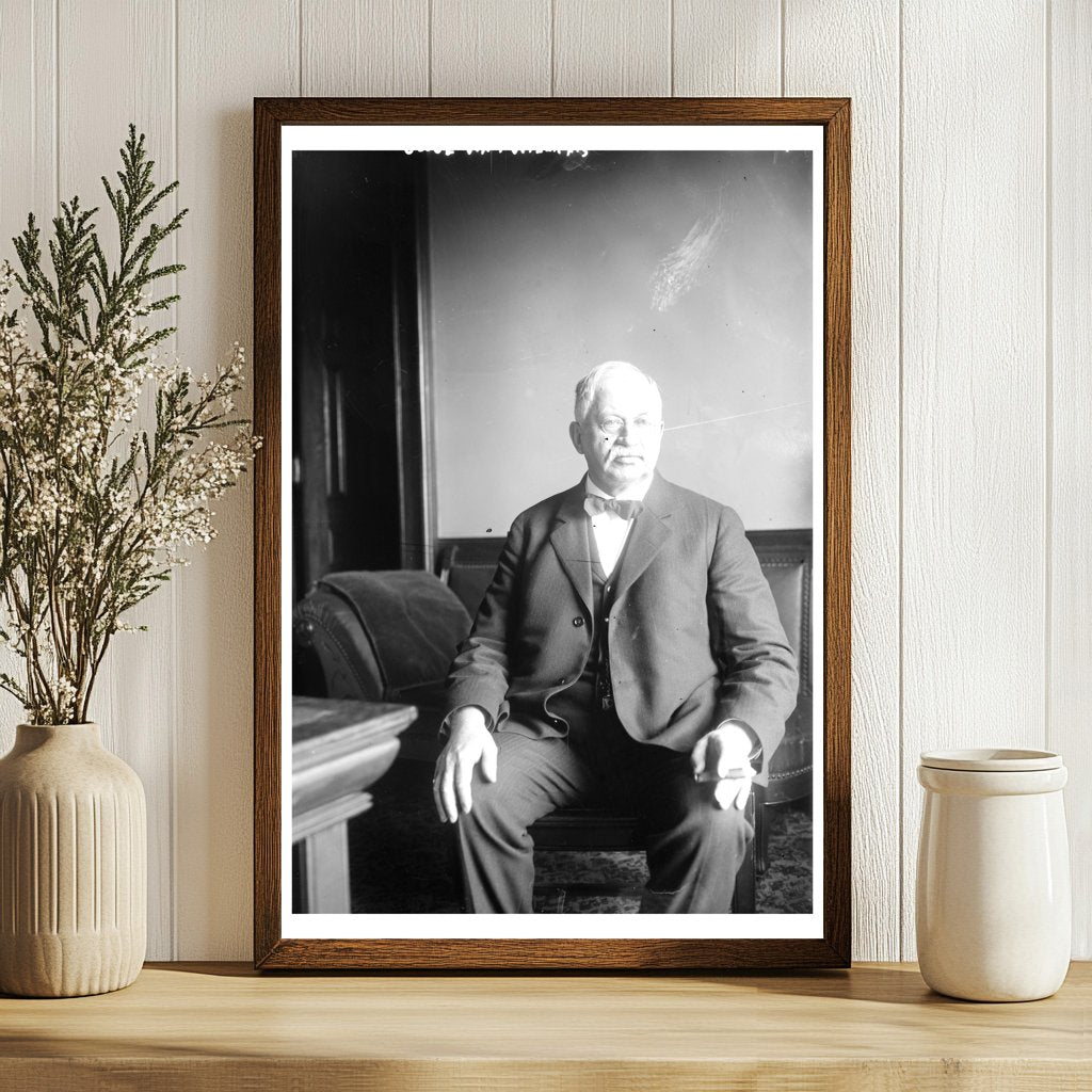 1915 Portrait of Judge Wm. Williams in Court Attire