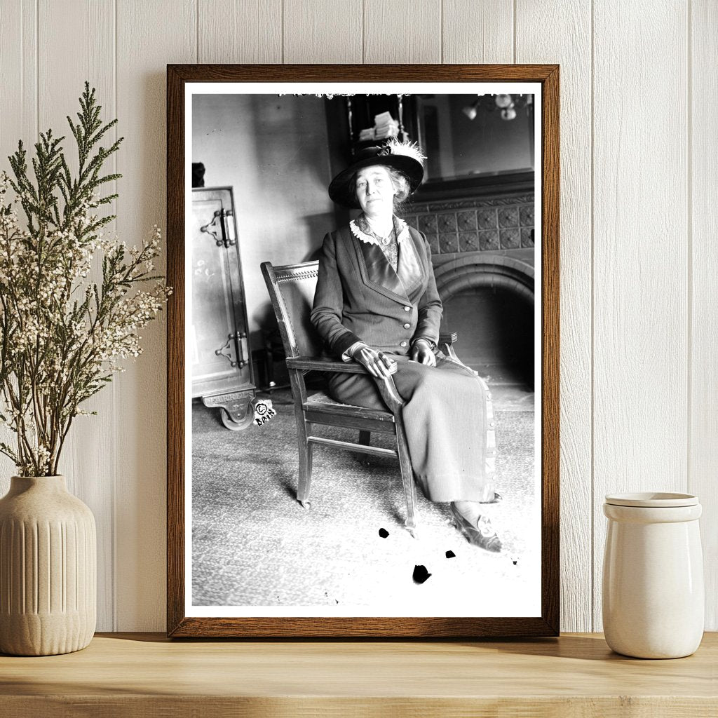 Elegant Portrait of a Woman, Circa 1910-1915