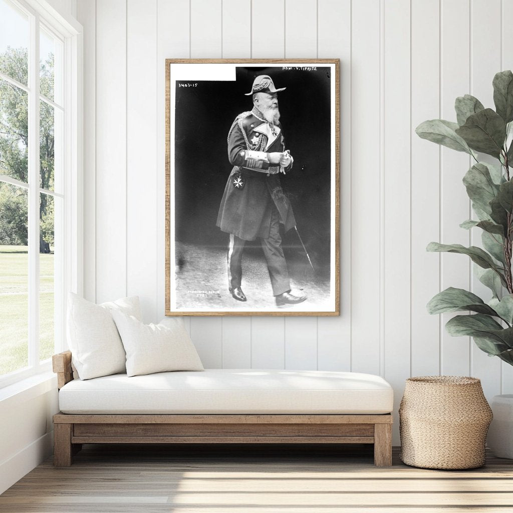 Early 20th Century German Naval Admiral Portrait