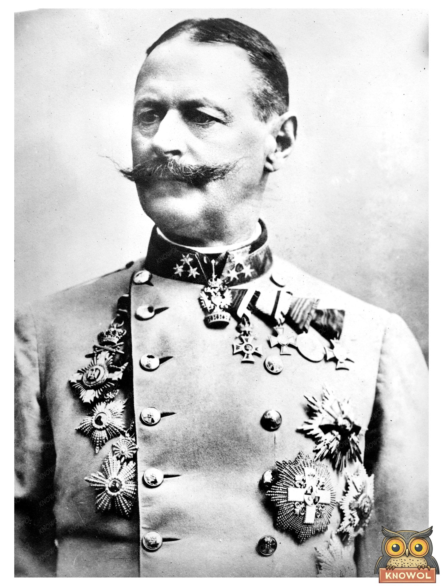 1914 Austro-Hungarian War Minister Portrait
