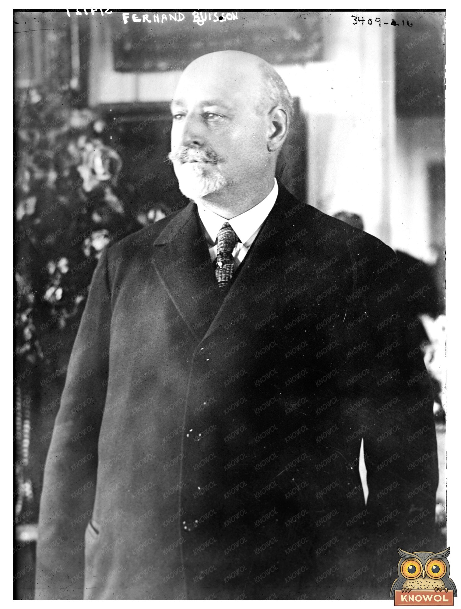 1927 Portrait of French Politician Fernand Buisson