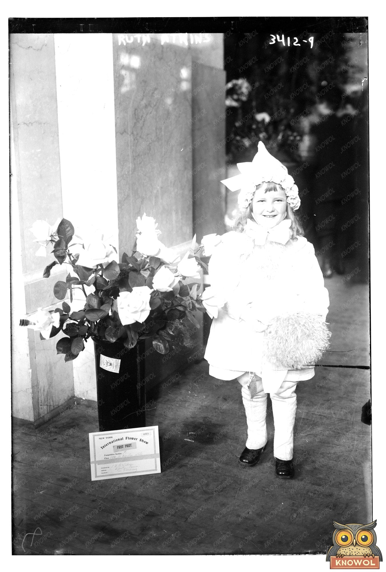 Stunning Vintage Flower Arrangement Circa 1910