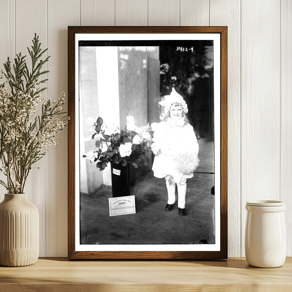 Stunning Vintage Flower Arrangement Circa 1910