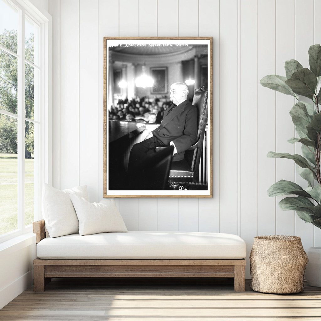Vintage Portrait of E.J. Berwind at Industrial Commission