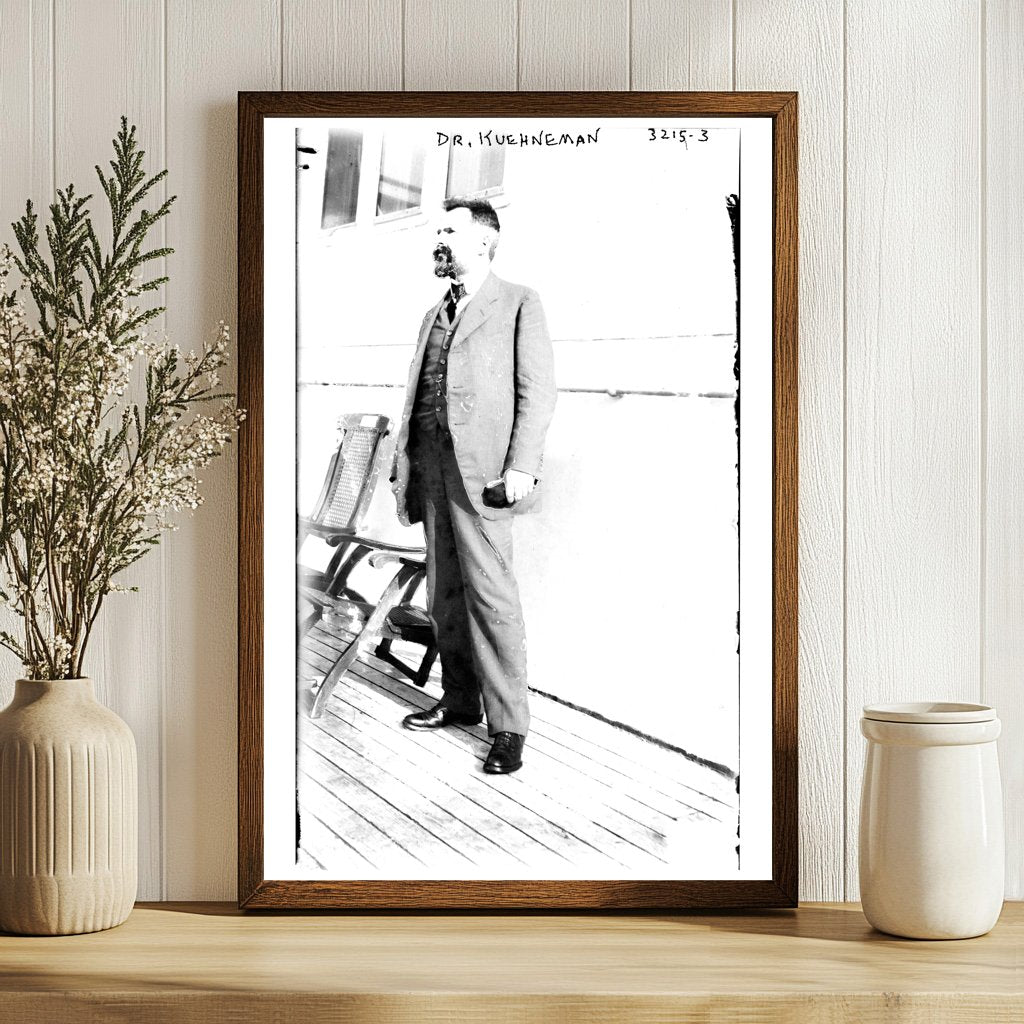 Vintage Portrait of an Early 20th Century Doctor