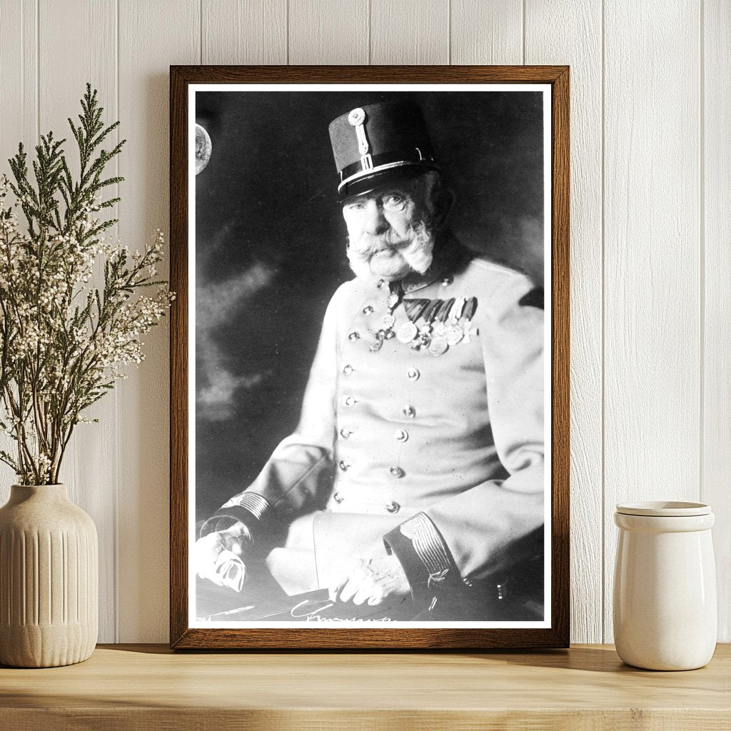 Regal Portrait of the Last Austrian Emperor, 1910s
