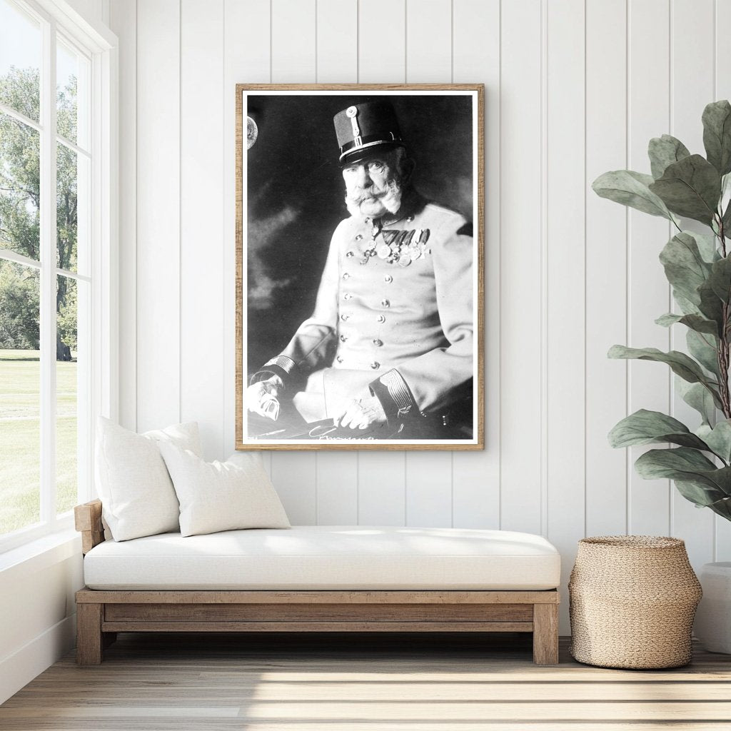 Regal Portrait of the Last Austrian Emperor, 1910s