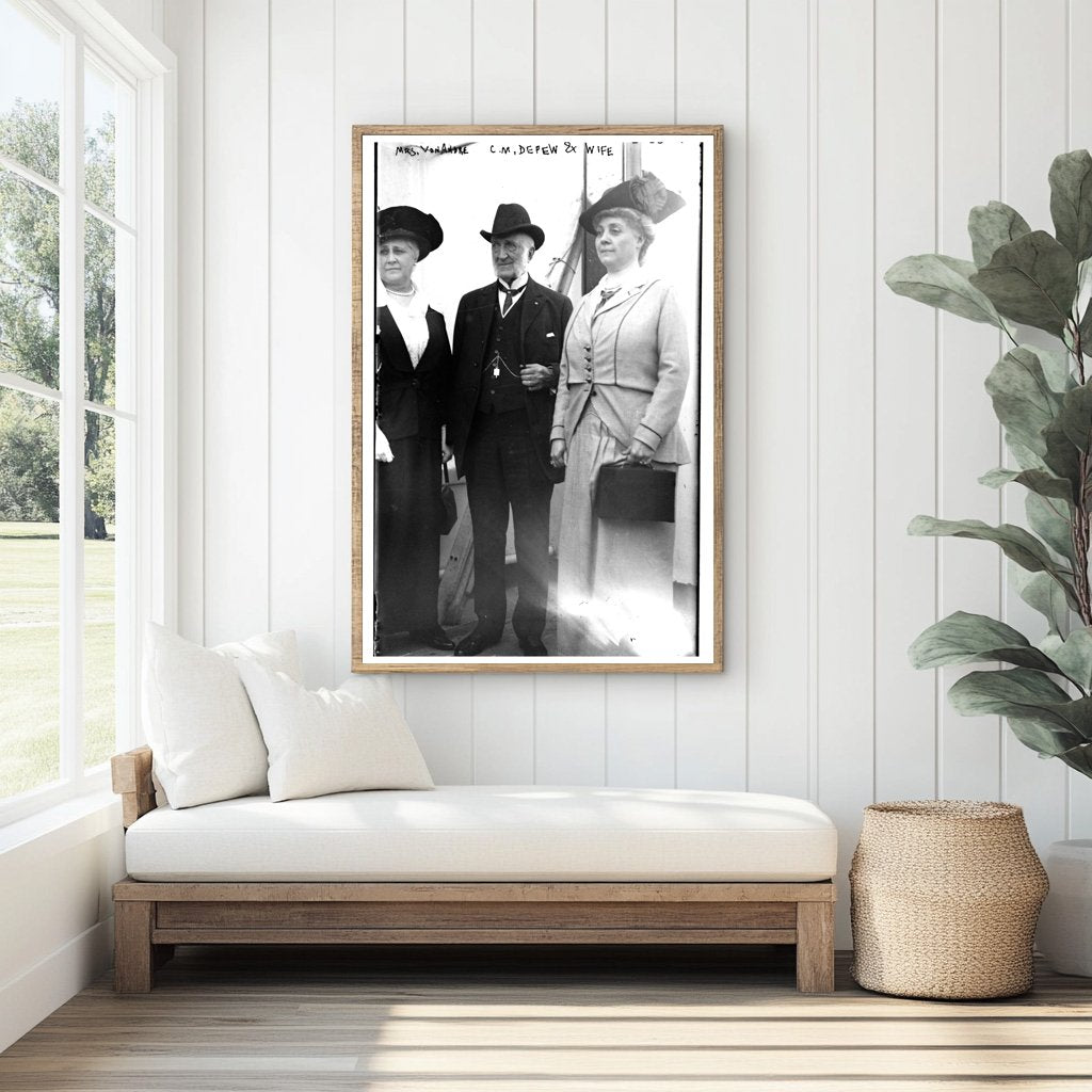 Elegant Mrs. Von Andre: Early 20th Century Portrait