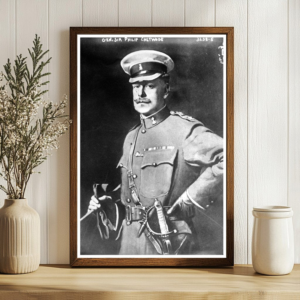 World War I Era Portrait of General Philip Chetwode