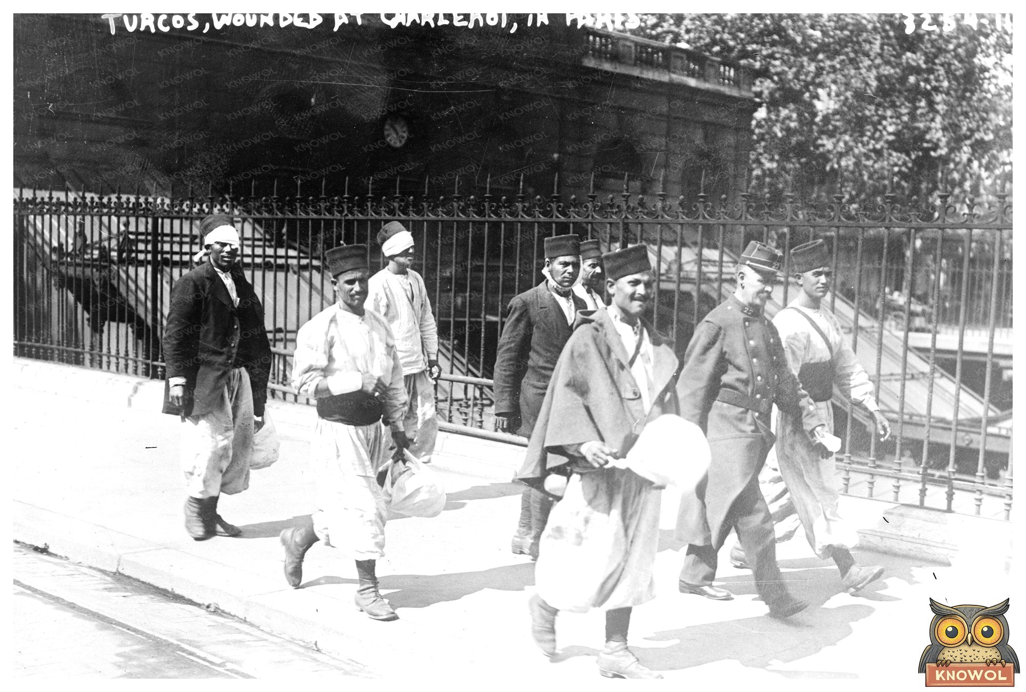 1914: Injured Turcos Soldiers Arrive in Paris