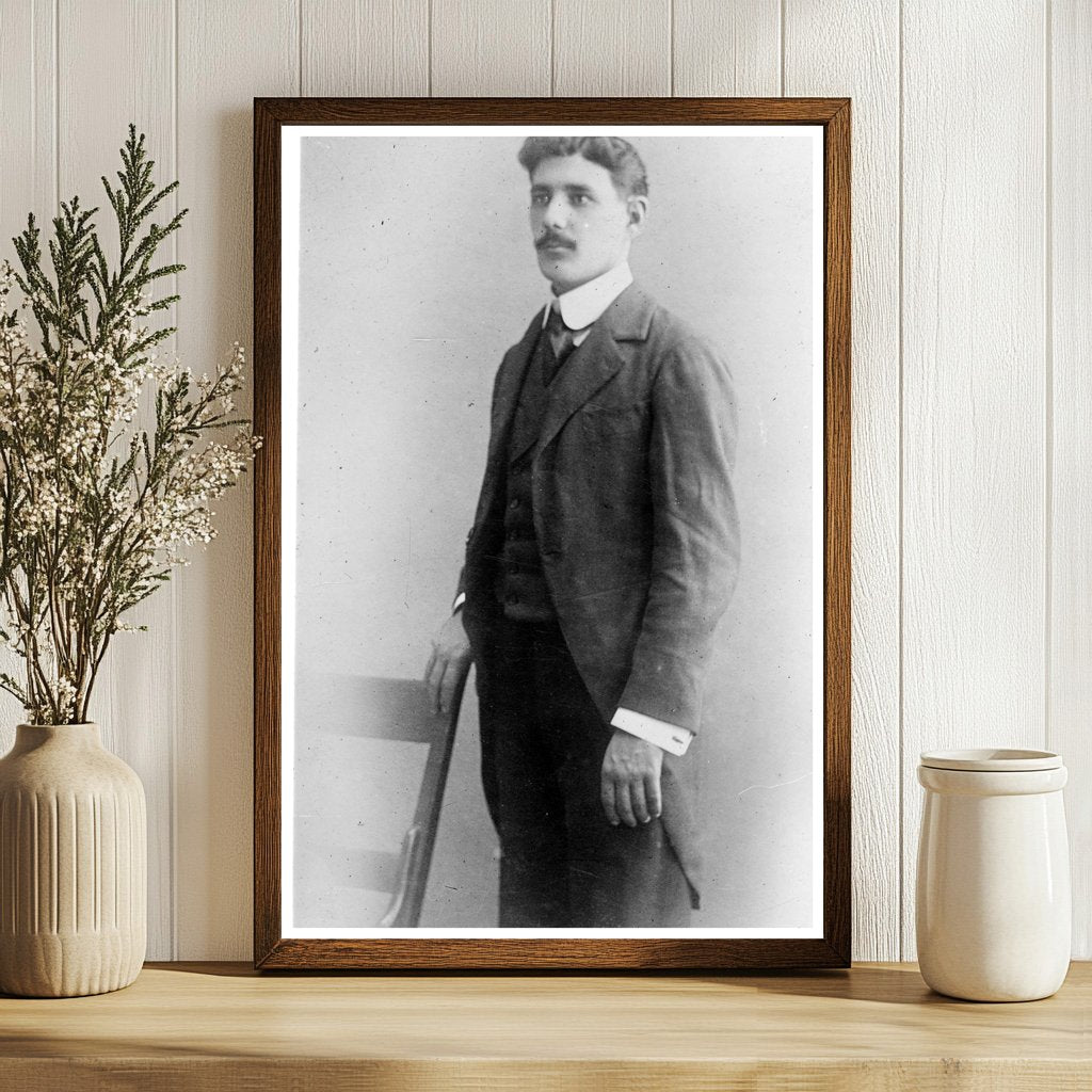 Early 20th Century Portrait of a Notable Figure