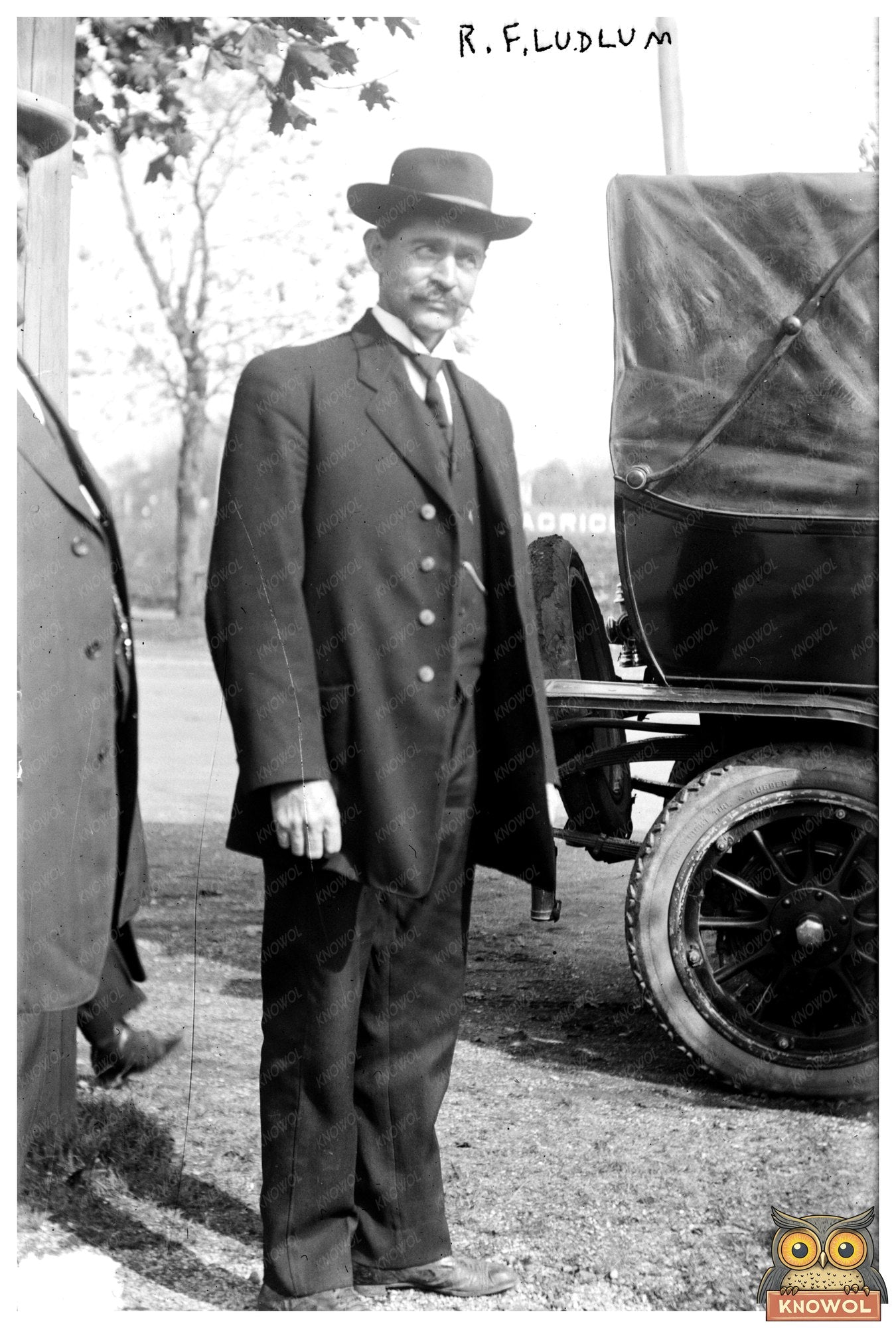 1914 Community Leader Robert F. Ludlam Portrait