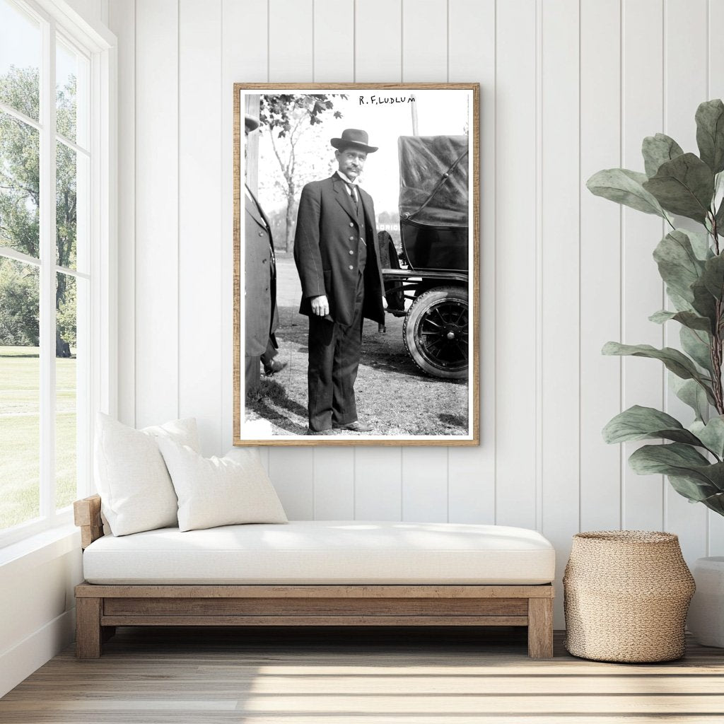 1914 Community Leader Robert F. Ludlam Portrait
