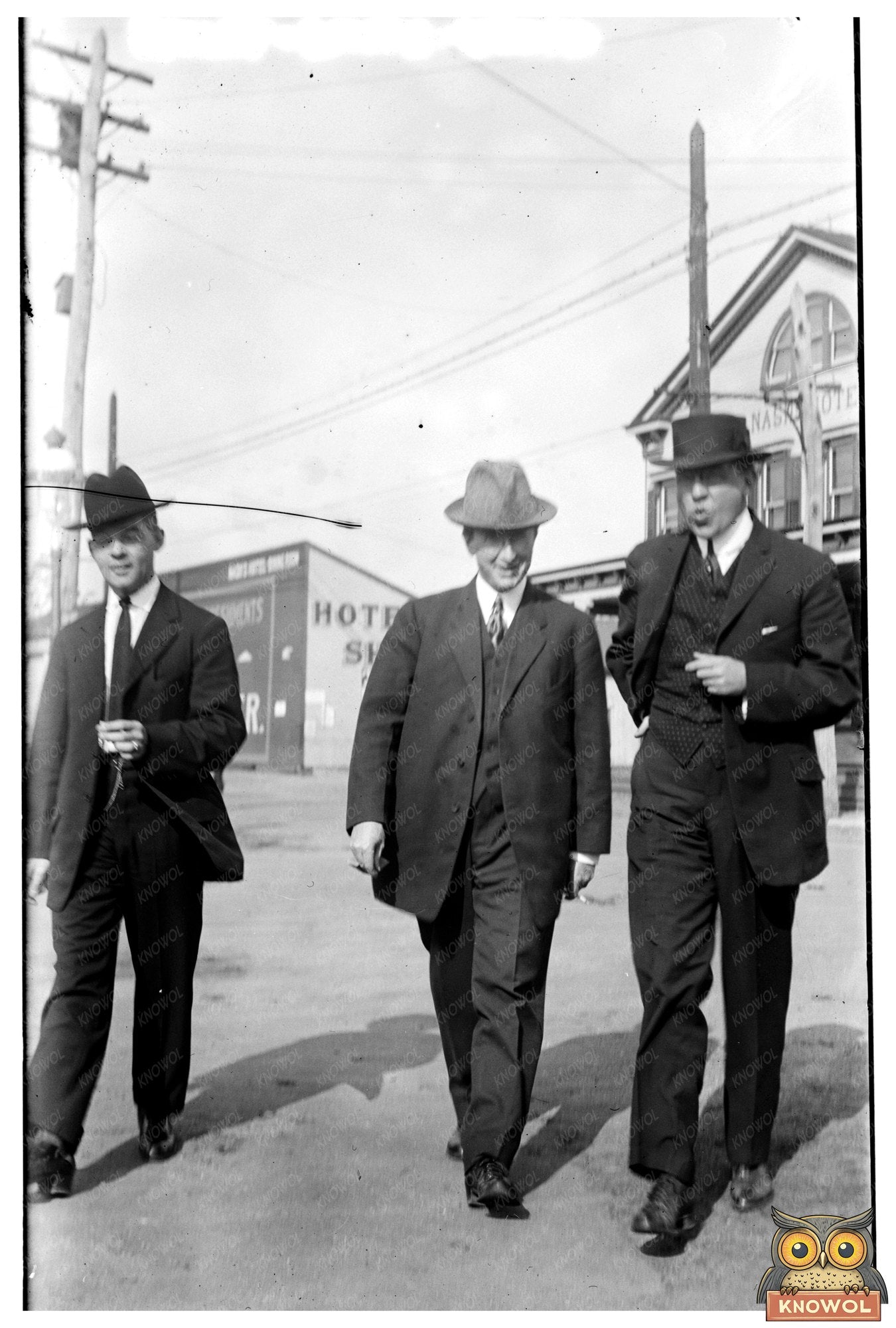 Historic Gathering of Three Friends, 1914