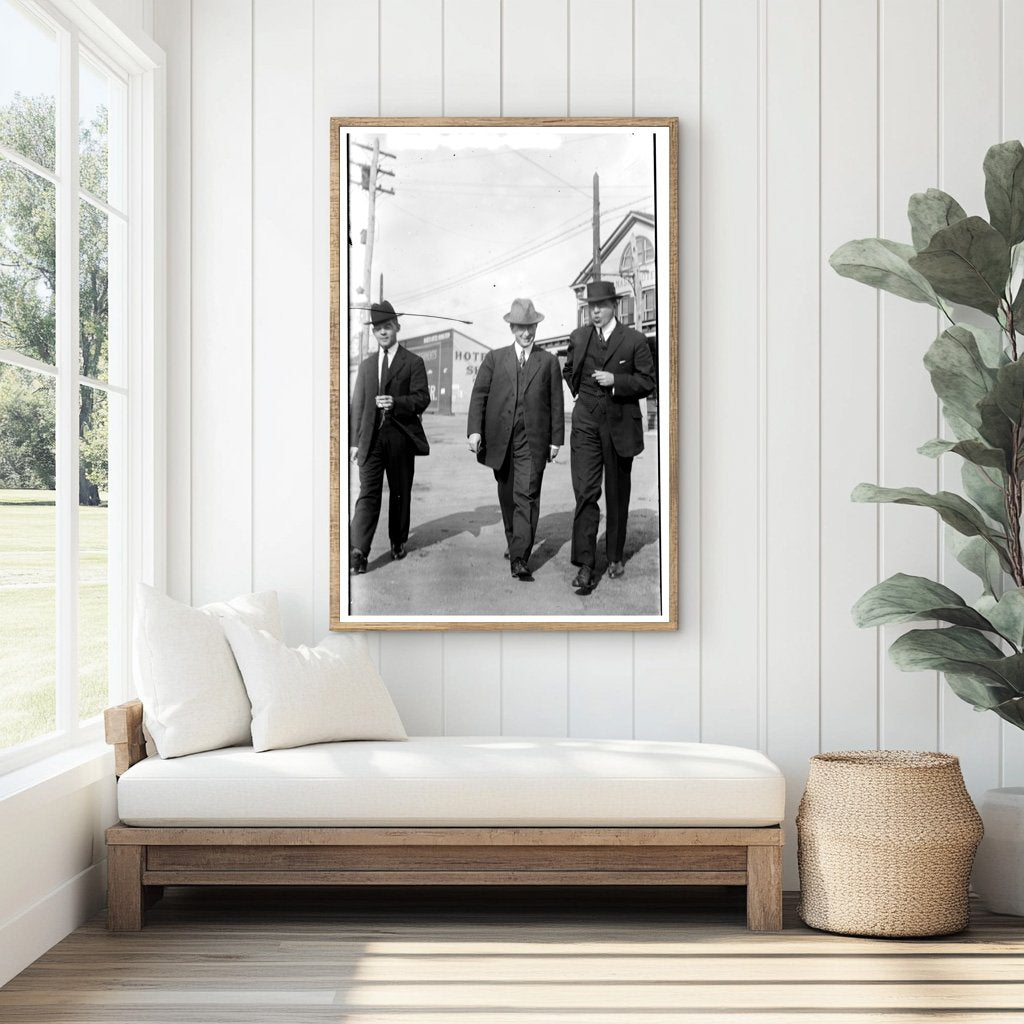 Historic Gathering of Three Friends, 1914