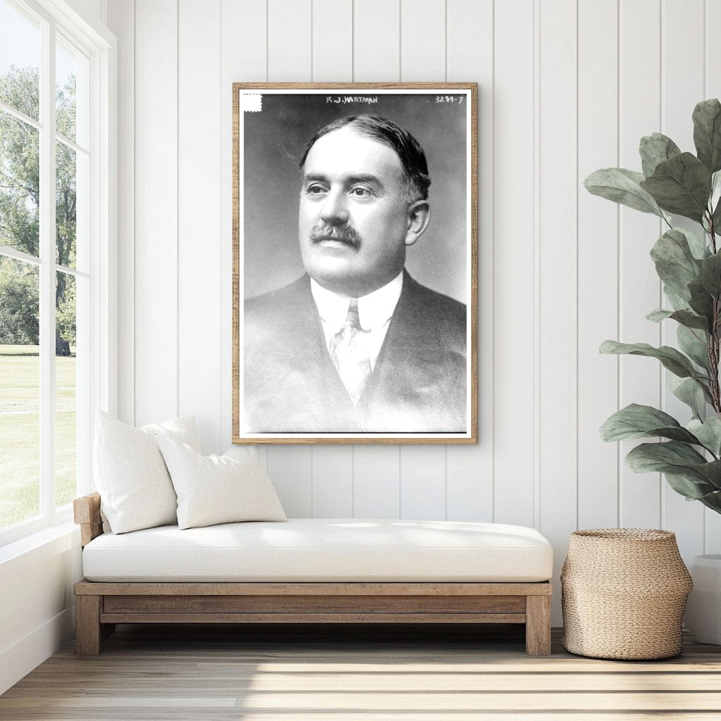 Historic Portrait of R.J. Hartman, 1914
