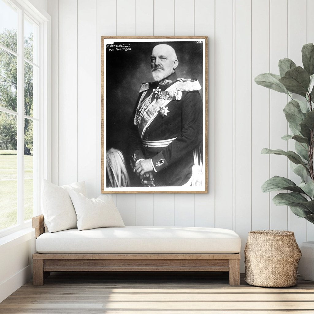 Commanding Portrait of Early 20th-Century General