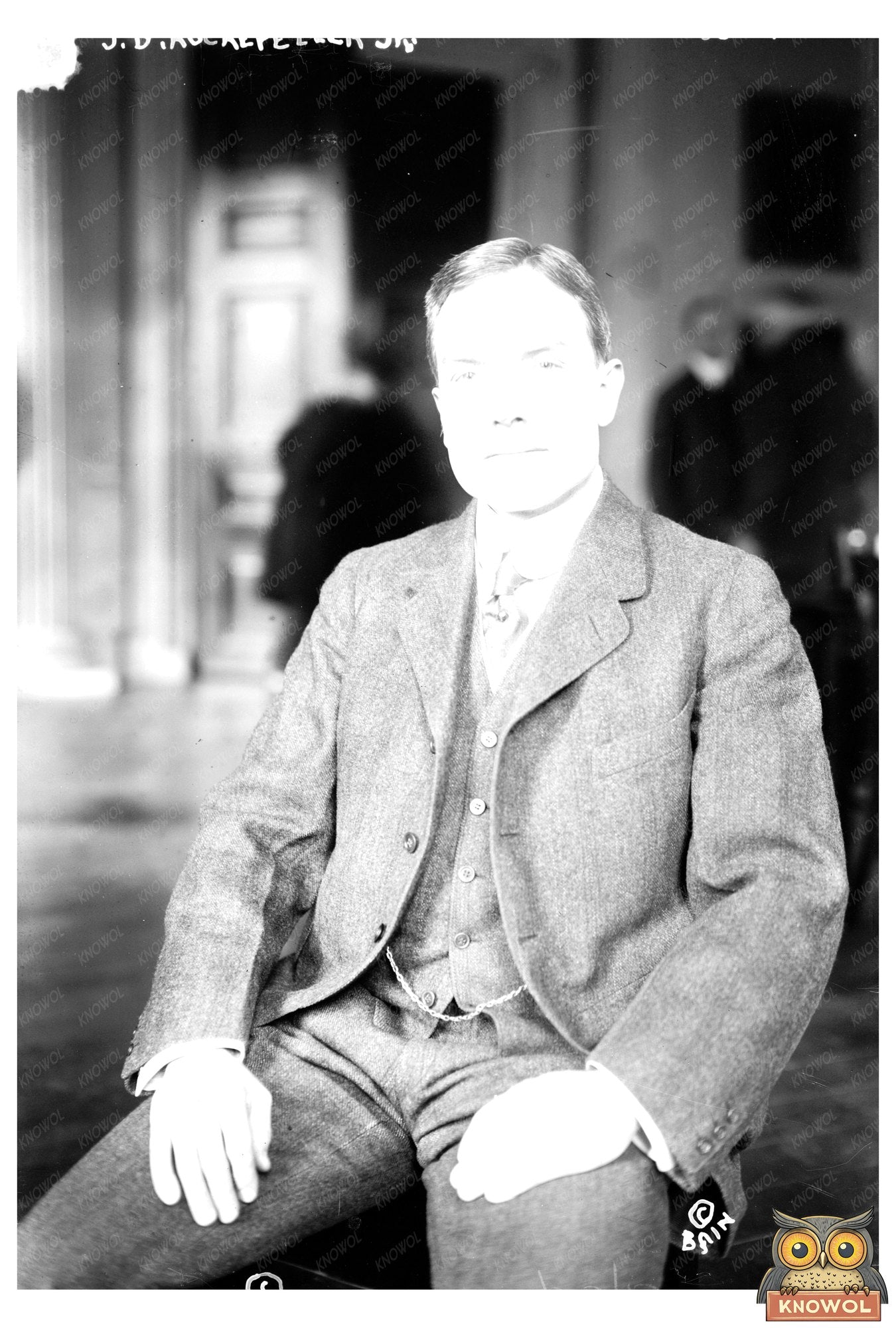 1915 Portrait of Visionary Philanthropist Rockefeller