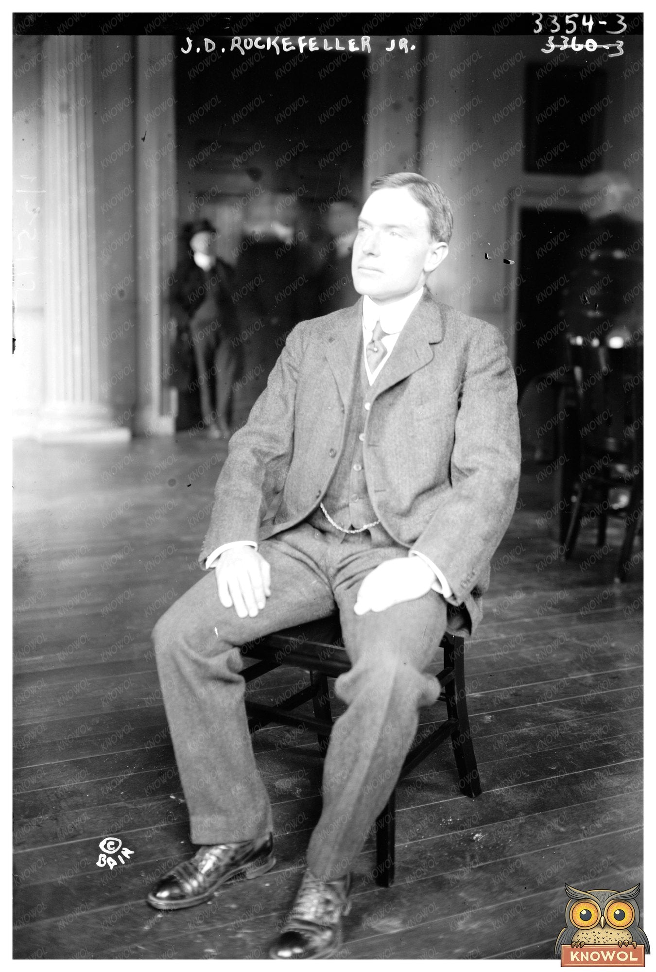 Philanthropic Pioneer: Vintage Portrait of J.D. Rockefeller