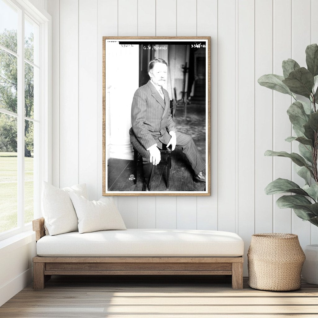 1920s Historical Portrait of a Visionary Leader