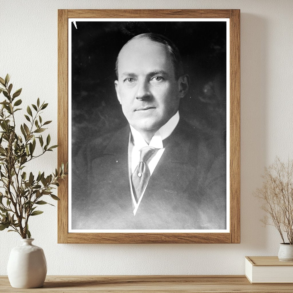 Historic Portrait of Rhode Island Governor R.L. Beeckman