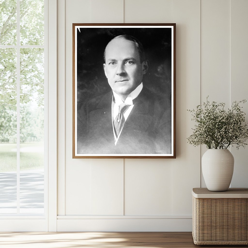Historic Portrait of Rhode Island Governor R.L. Beeckman