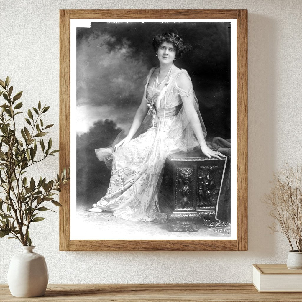 Historic Mrs. A. Van De Sande -- Bakhuyzen Print, Vintage Art