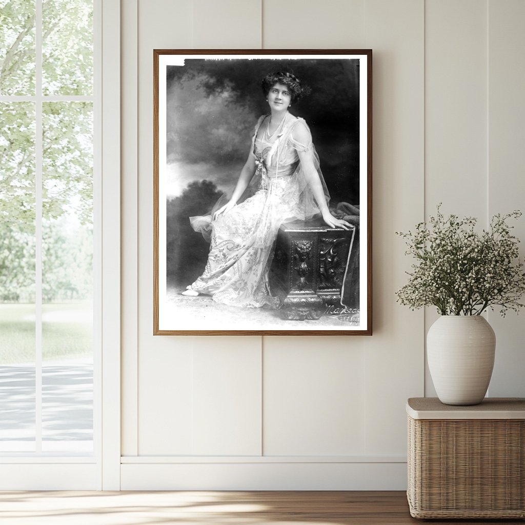 Historic Mrs. A. Van De Sande -- Bakhuyzen Print, Vintage Art