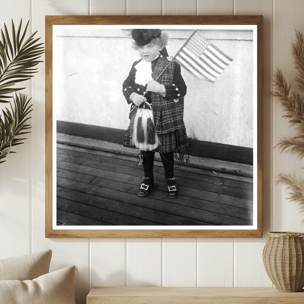 Vintage Portrait of Aimee Rochester, 1910s Charm
